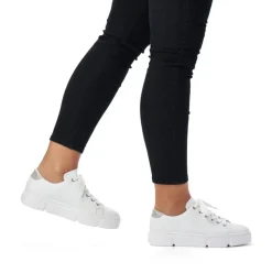 Rieker Antistress Damen Sneaker Schnürhalbschuh weiß S13 N59W1-80