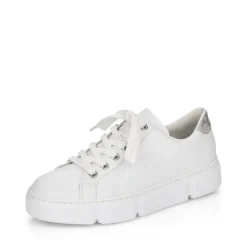 Rieker Antistress Damen Sneaker Schnürhalbschuh weiß S13 N59W1-80