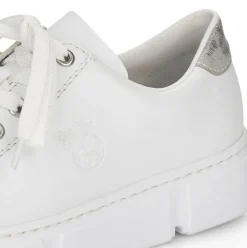 Rieker Antistress Damen Sneaker Schnürhalbschuh weiß S13 N59W1-80
