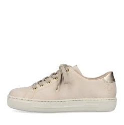 Rieker Antistress Damen Sneaker Schnürhalbschuh Plateausohle beige S13 L9800-80