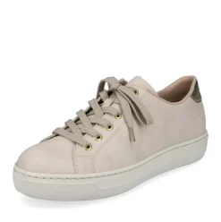 Rieker Antistress Damen Sneaker Schnürhalbschuh Plateausohle beige S13 L9800-80