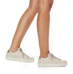 Rieker Antistress Damen Sneaker Schnürhalbschuh Plateausohle beige S13 L9800-80