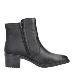 Rieker Antistress Damen Stiefelette Leder komfortweite schwarz S23  70150-00