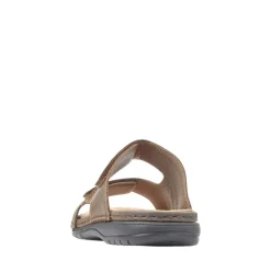 Rieker Antistress Herren Pantolette Klettverschluss Leder braun S12  25592-25