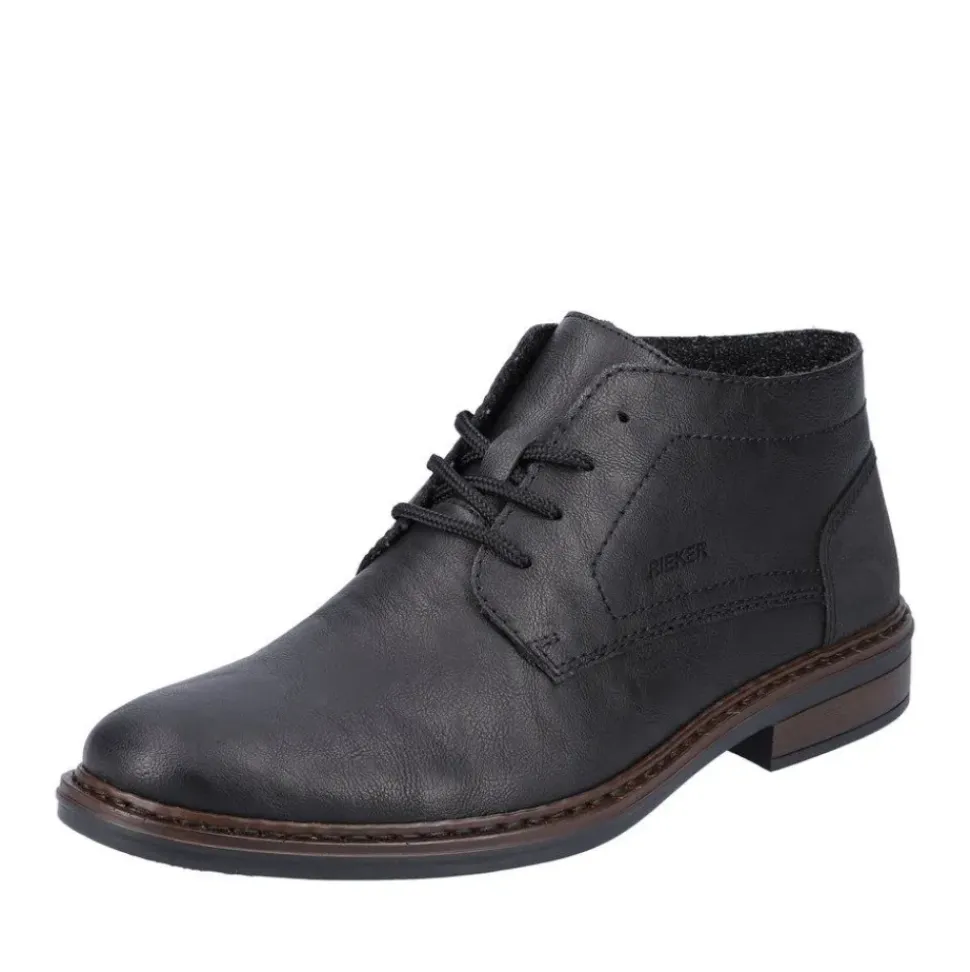Rieker Antistress Herren Schnürstiefel Extraweite schwarz S23 17604-00