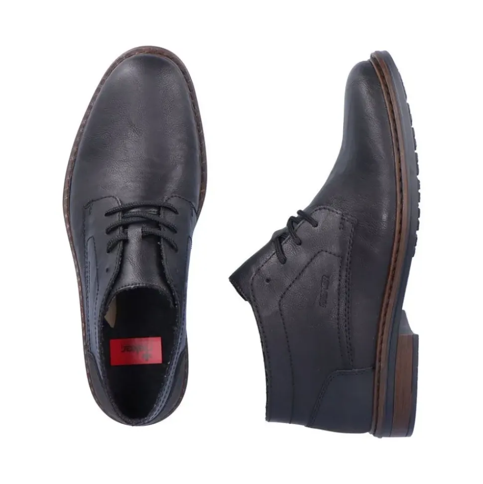 Rieker Antistress Herren Schnürstiefel Extraweite schwarz S23 17604-00