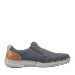 Rieker Antistress Herren Schlupfschuh Slipper blau S12 03053-14
