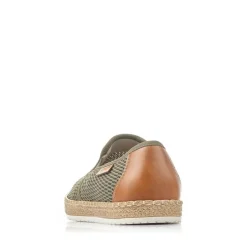 Rieker Antistress Herren Slipper Textil grün S13 B5276-54