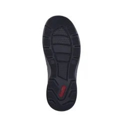 Rieker Antistress Herren Slipper Schlupfschuh Extraweite Wechselfußbett schwarz S23 14362-00