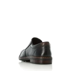 Rieker Antistress Herren Slipper Leder klassisch schwarz S13 17659-00