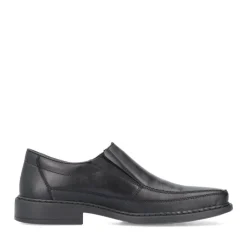 Rieker Antistress Herren Slipper elegant Leder Extraweite- H schwarz S13 B0873-00