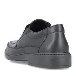 Rieker Antistress Herren Slipper elegant Leder Extraweite- H schwarz S13 B0873-00