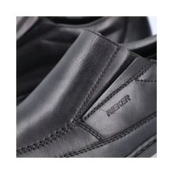 Rieker Antistress Herren Slipper elegant Leder Extraweite- H schwarz S13 B0873-00