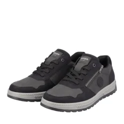 Rieker Antistress Herren Sneaker Schnürschuh Extraweite schwarz S23 37029-00