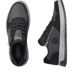 Rieker Antistress Herren Sneaker Schnürschuh Extraweite schwarz S23 37029-00