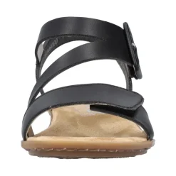 Rieker Antistress Sandalette Riemchen Klettverschluss schwarz S12 63460-00