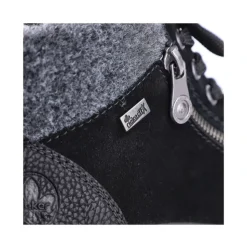 Rieker Antistress Schnürschuh  Rauleder RiekerTEX- Membran schwarz S21 L7132-01