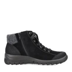 Rieker Antistress Schnürschuh  Rauleder RiekerTEX- Membran schwarz S21 L7132-01