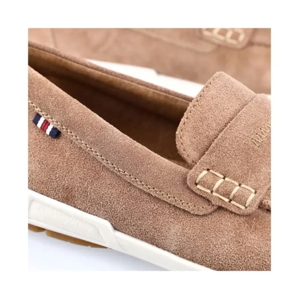 Rieker Antistress Slipper Rauleder beige S13 09050-64