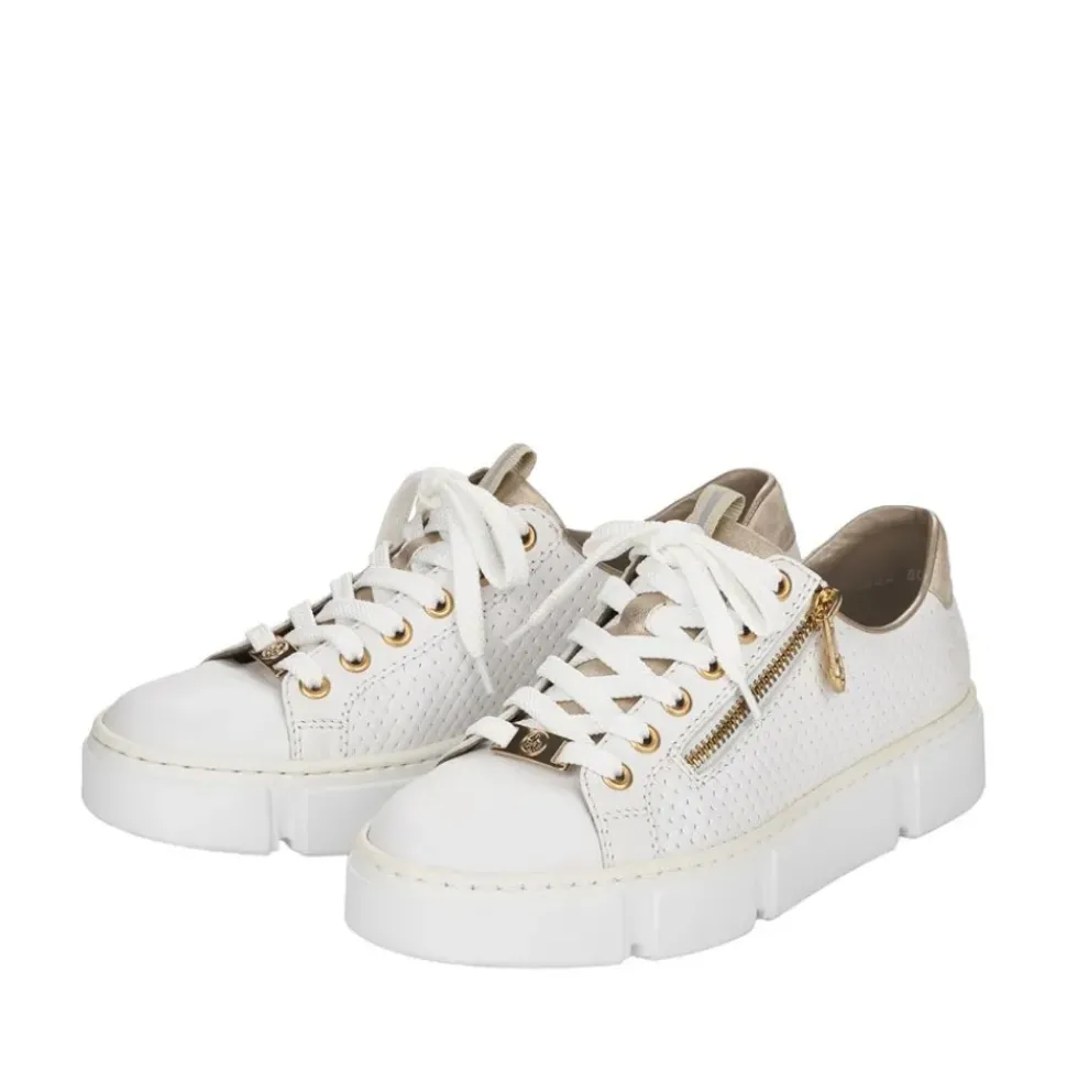 Riekerantistress Sneaker Schalensohle weiß S12 N5932-80