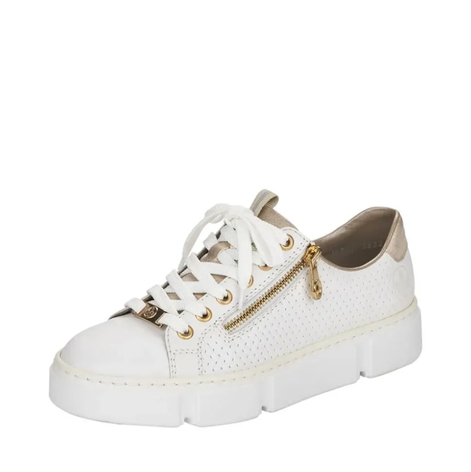 Riekerantistress Sneaker Schalensohle weiß S12 N5932-80