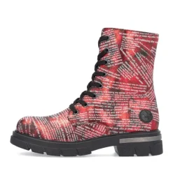Rieker Biker Boots rot Z9120-35