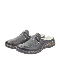 Rieker Clogs Pantolette schwarz S15 46393-00
