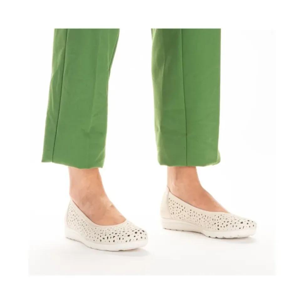Rieker Damen Ballerinas helllbeige S13 L9365-60