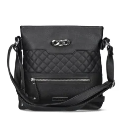 Rieker Damen Handtasche Umhängetasche Steppung schwarz S13 H1072-01