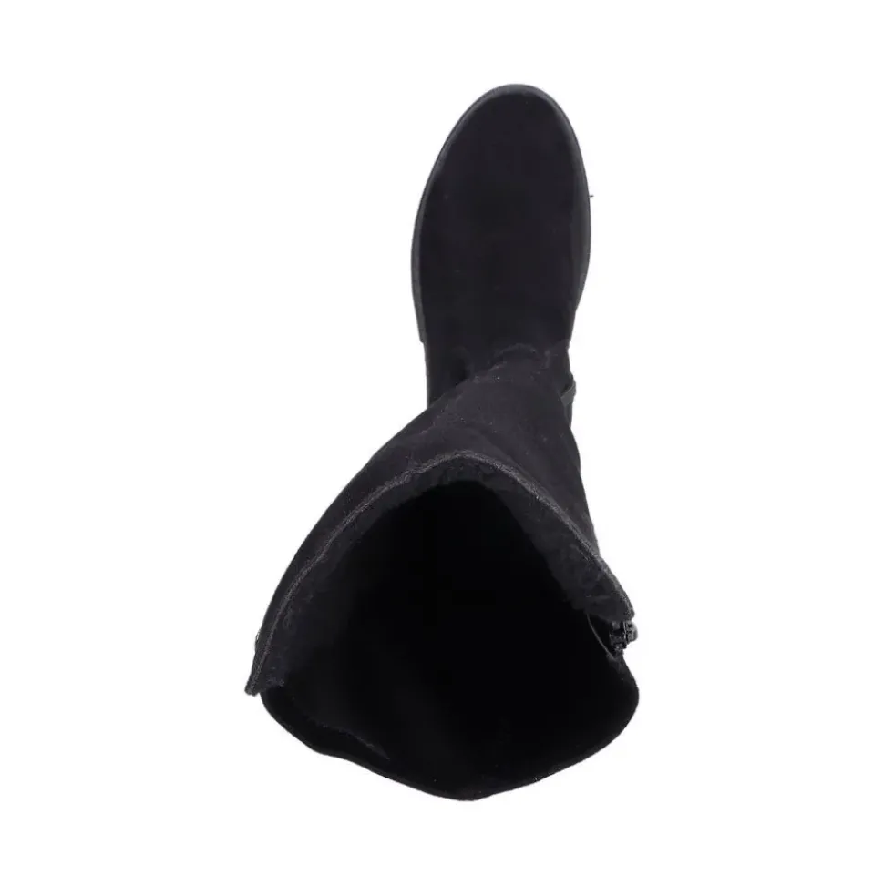 Rieker Damen Hochschaftstiefel mit Warmfutter in schwarz S23 76890-00