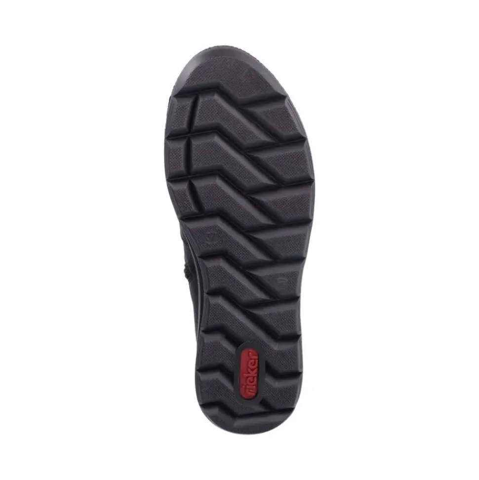 Rieker Damen Kurzstiefel Wechselfußbett, TEX-Membran schwarz S23 Z0070-00