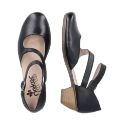 Rieker Damen Pumps glanzschwarz  S13  41780-00