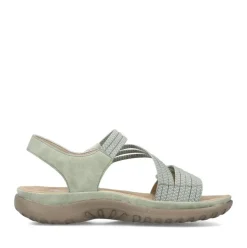 Rieker Damen Riemchensandalen mintgrün S13 64870-52