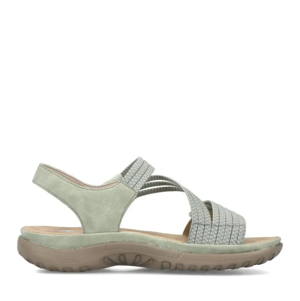 Rieker Damen Riemchensandalen mintgrün S13 64870-52