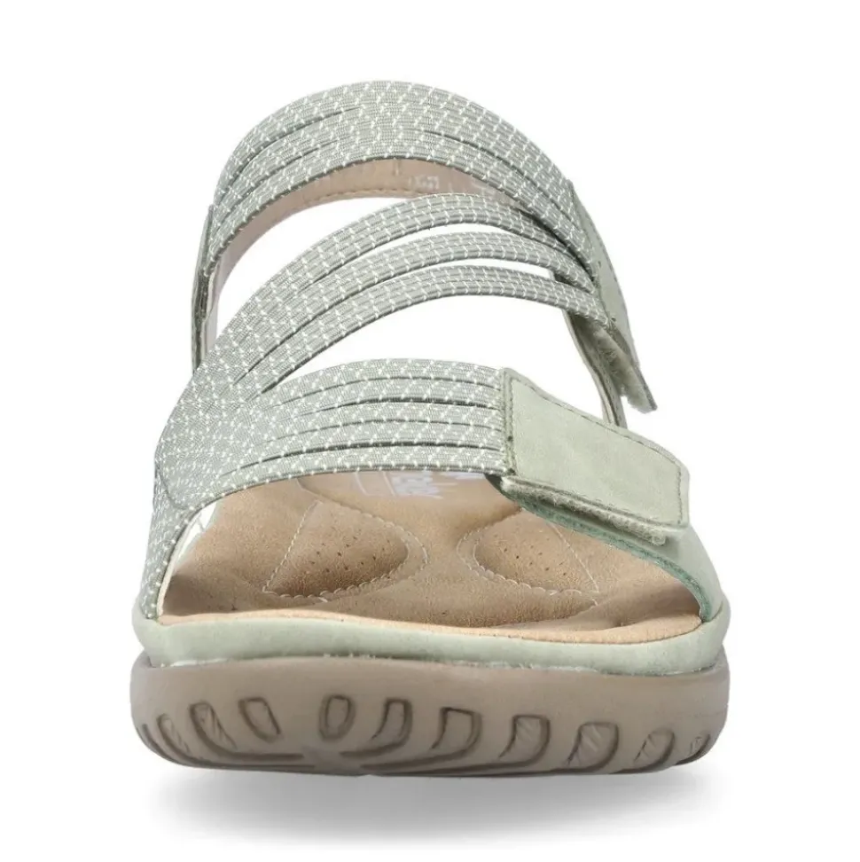 Rieker Damen Riemchensandalen mintgrün S13 64870-52