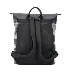 Rieker Damen Rucksack mit Magnetverschluss in schwarz-beige S23 H1391-93