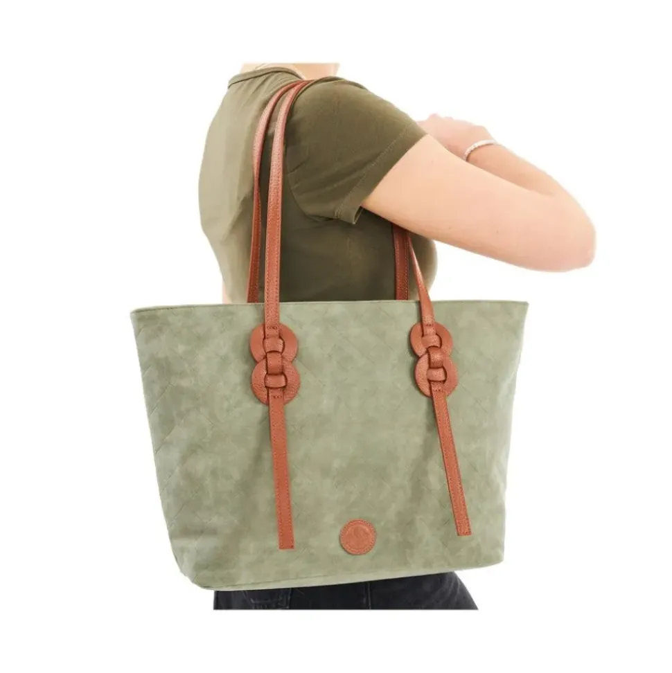 Rieker Damen Shopper grün S13 H1516-54