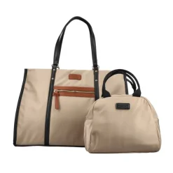 Rieker Damen Shopper mit kleiner Tasche beige S23 H1542-62