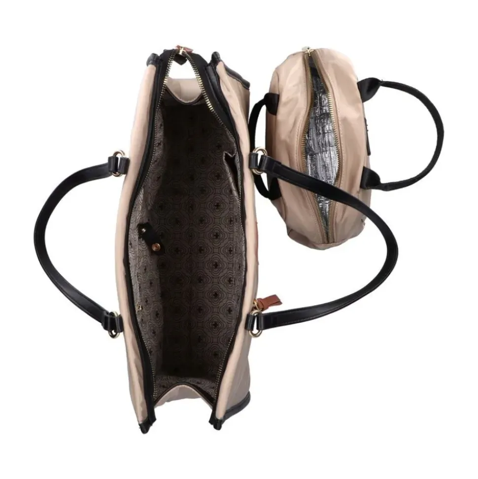 Rieker Damen Shopper mit kleiner Tasche beige S23 H1542-62