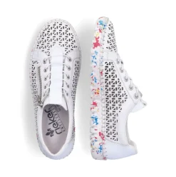 Rieker Damen Slipper altweiß S13  M2357-80