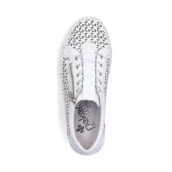 Rieker Damen Slipper altweiß S13  M2357-80