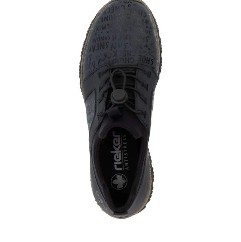 Rieker Damen Slipper Schnellschnürung S24 N3295-14