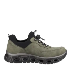 Rieker Damen Slipper Schnellschnürung grün S23 M6058-54