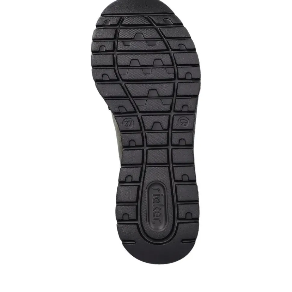 Rieker Damen Slipper Schnellschnürung grün S23 M6058-54