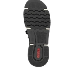 Rieker Damen Slipper schwarz S24 45973-00