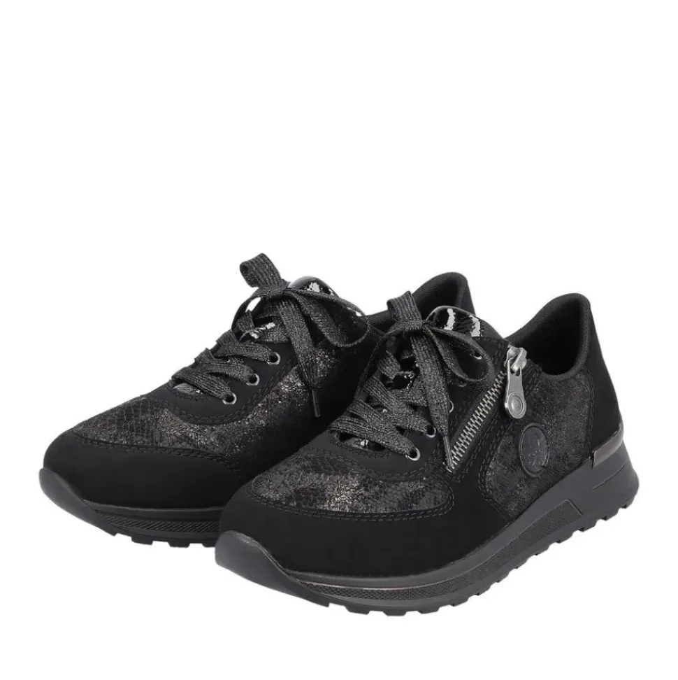 Rieker Damen Sneaker by Rieker nachtschwarz S23 N1411-90