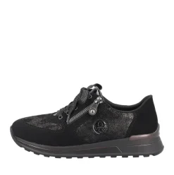 Rieker Damen Sneaker by Rieker nachtschwarz S23  N1411-90