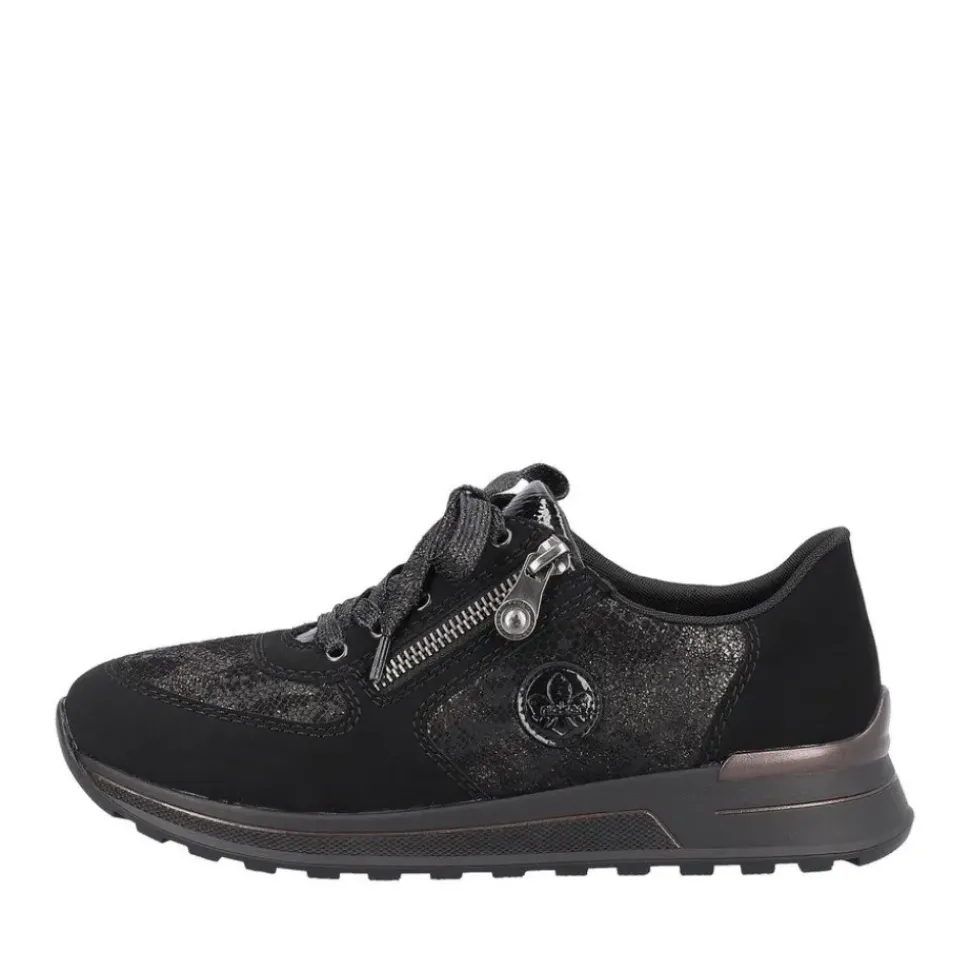 Rieker Damen Sneaker by Rieker nachtschwarz S23 N1411-90