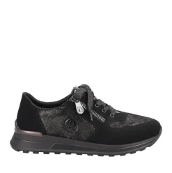 Rieker Damen Sneaker by Rieker nachtschwarz S23 N1411-90