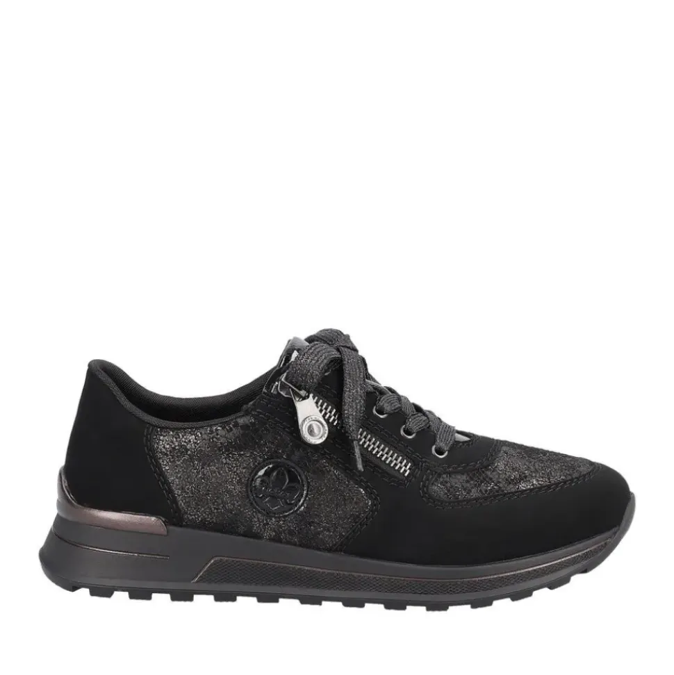 Rieker Damen Sneaker by Rieker nachtschwarz S23 N1411-90